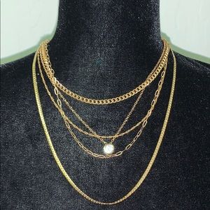 Layered necklace